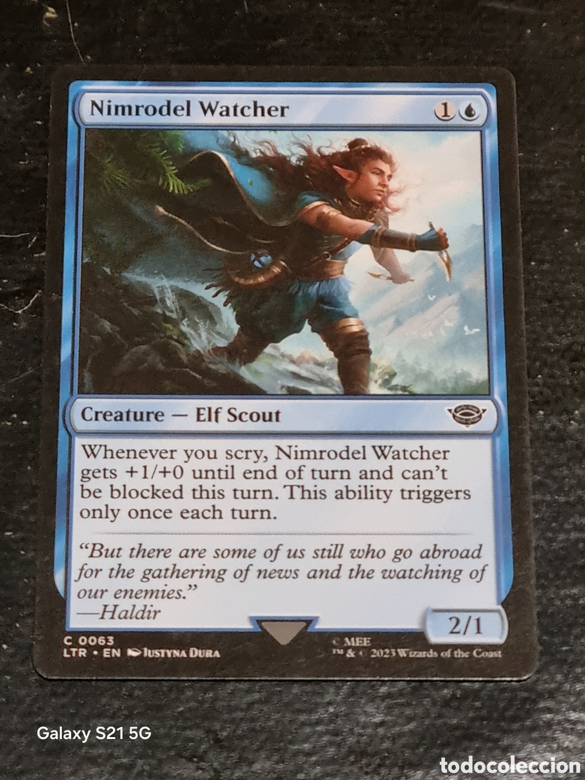 Trading Cards: MAGIC THE GATHERING - EL SE&Ntilde;OR DE LOS ANILLOS 63