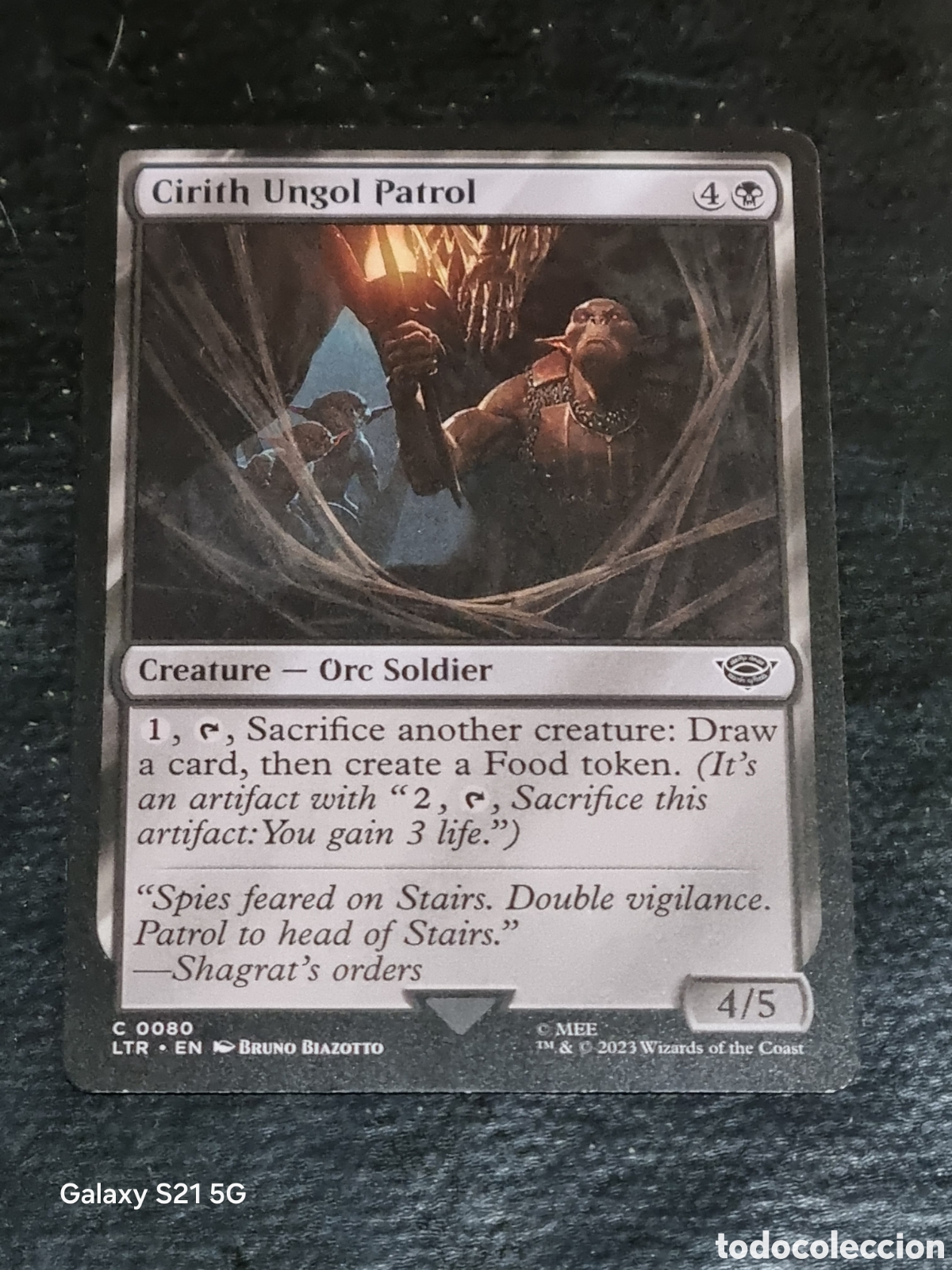 Trading cards: MAGIC THE GATHERING - EL SE&Ntilde;OR DE LOS ANILLOS 80 - Foto 1
