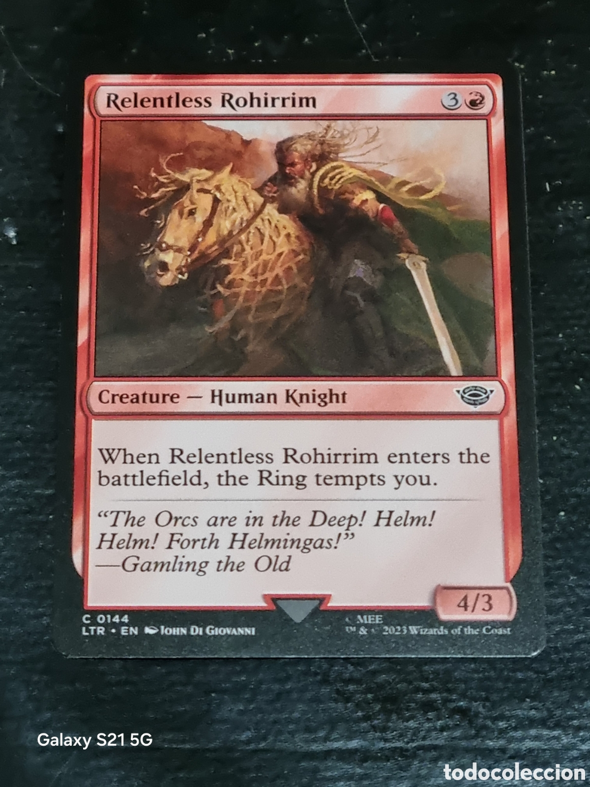 Trading cards: MAGIC THE GATHERING - EL SE&Ntilde;OR DE LOS ANILLOS 144 - Foto 1