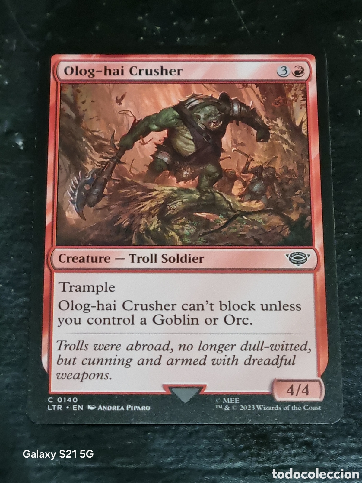 Trading cards: MAGIC THE GATHERING - EL SE&Ntilde;OR DE LOS ANILLOS 140 - Foto 1