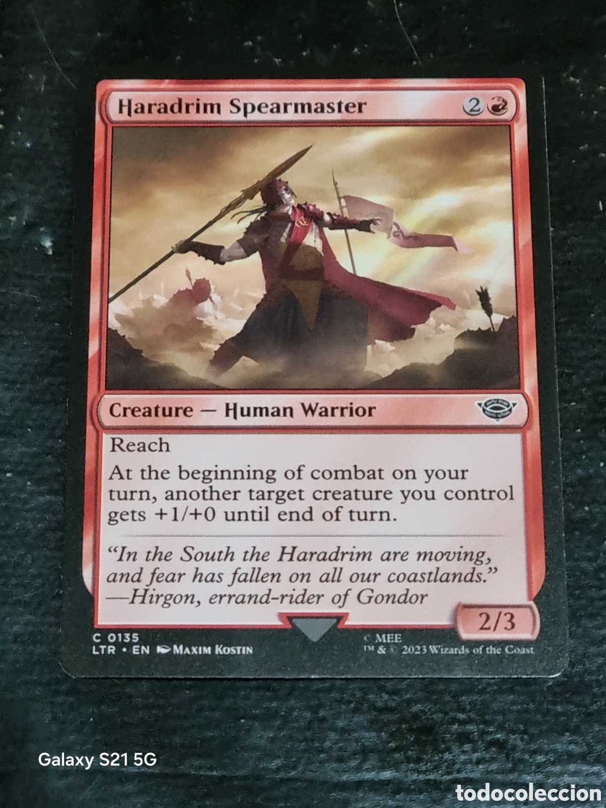 Trading cards: MAGIC THE GATHERING - EL SE&Ntilde;OR DE LOS ANILLOS 135 - Foto 1