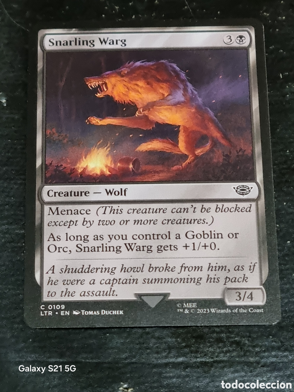 Trading cards: MAGIC THE GATHERING - EL SE&Ntilde;OR DE LOS ANILLOS 109 - Foto 1