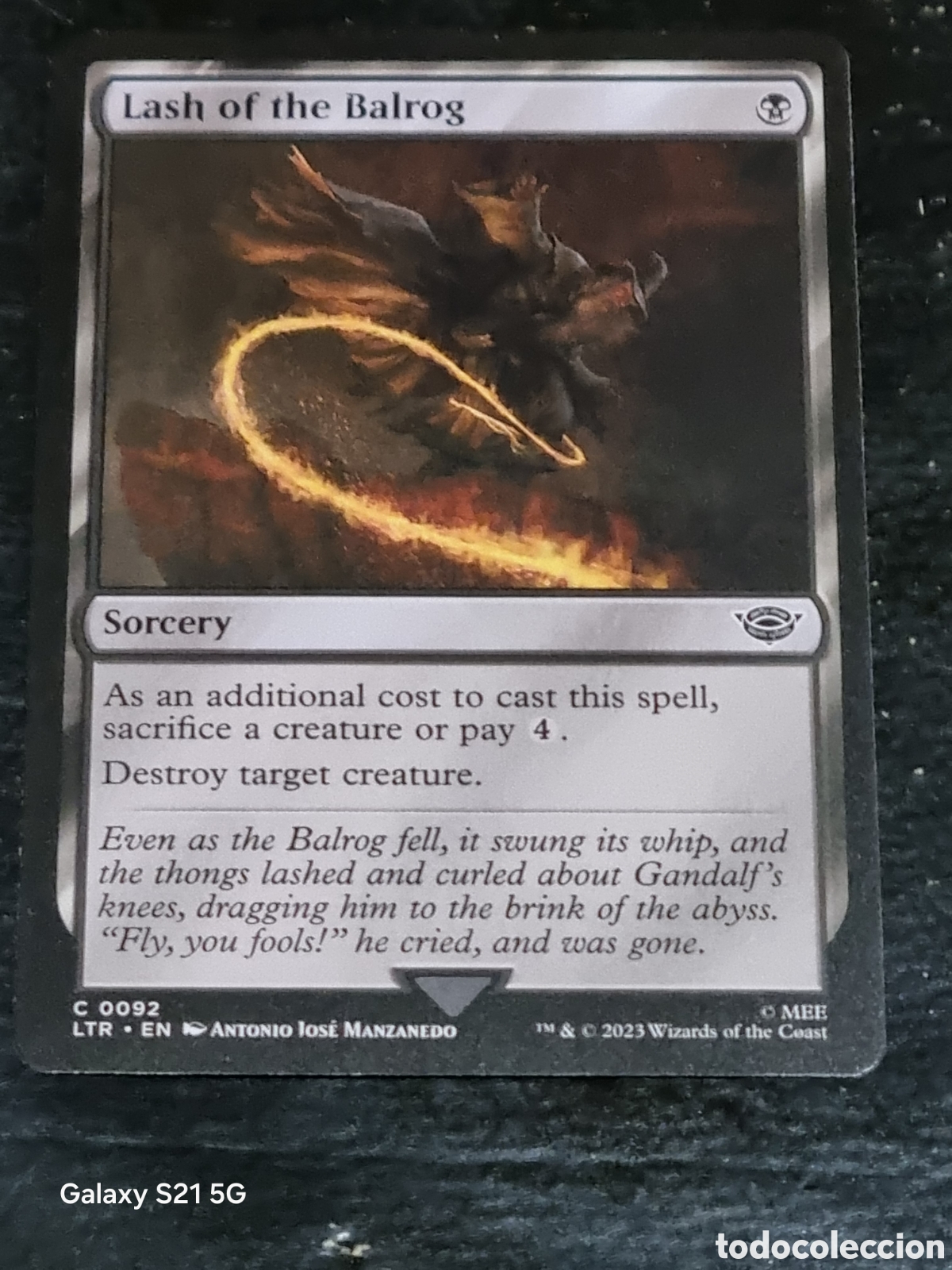 Trading cards: MAGIC THE GATHERING - EL SE&Ntilde;OR DE LOS ANILLOS 92 - Foto 1