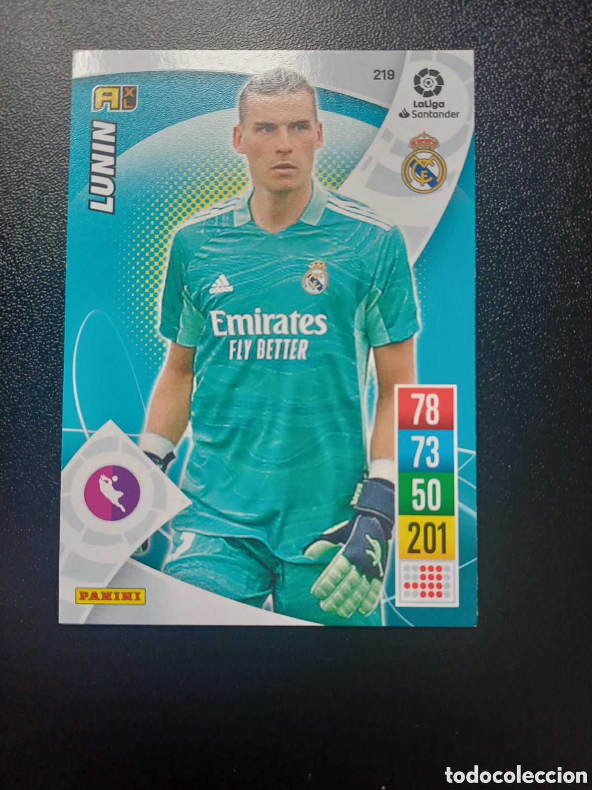 Sammelkarten: #219 LUNIN REAL MADRID PANINI ADRENALYN XL 2021-22
