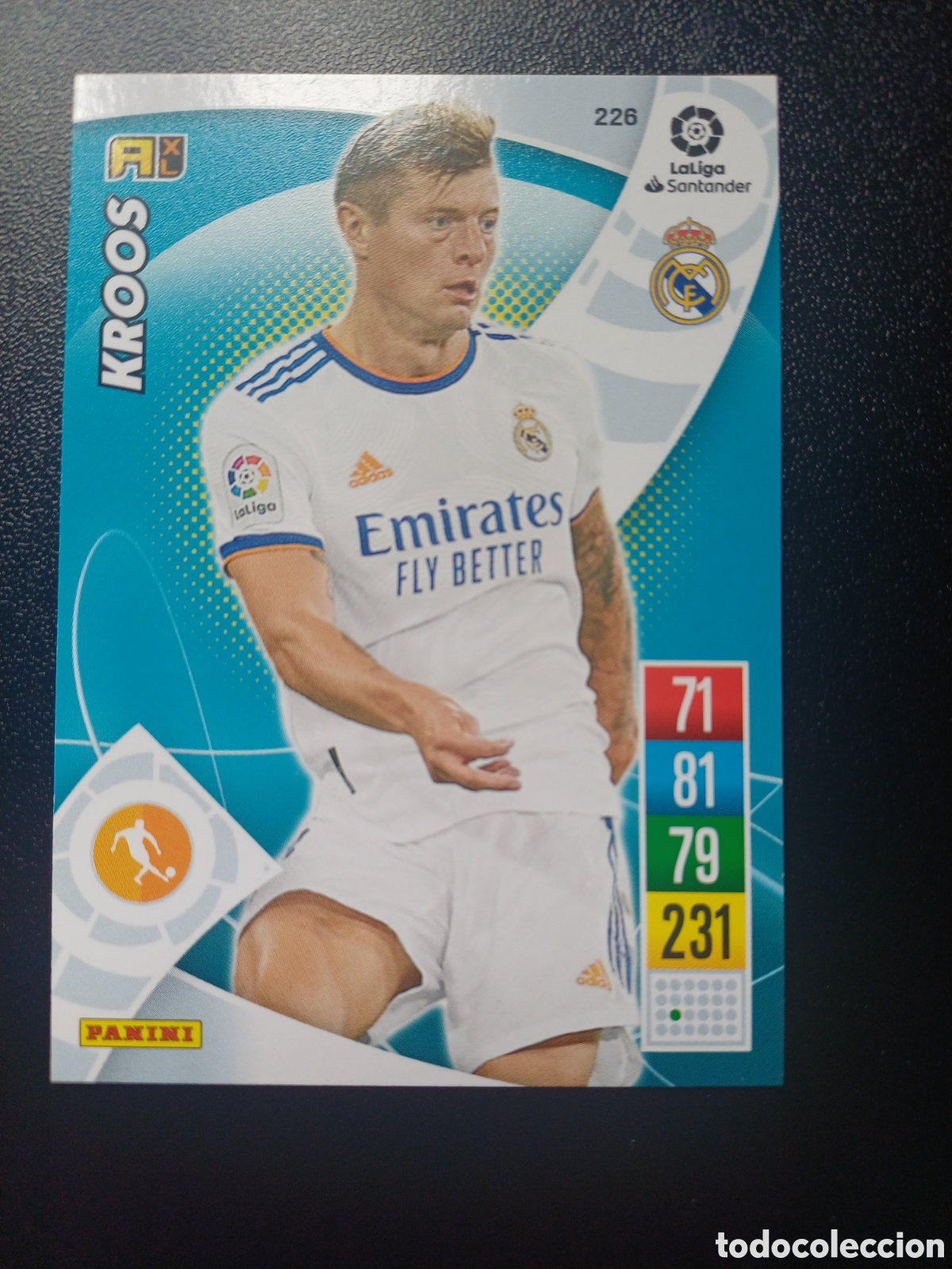 Trading Cards: #226 KROOS REAL MADRID PANINI ADRENALYN XL 2021-22