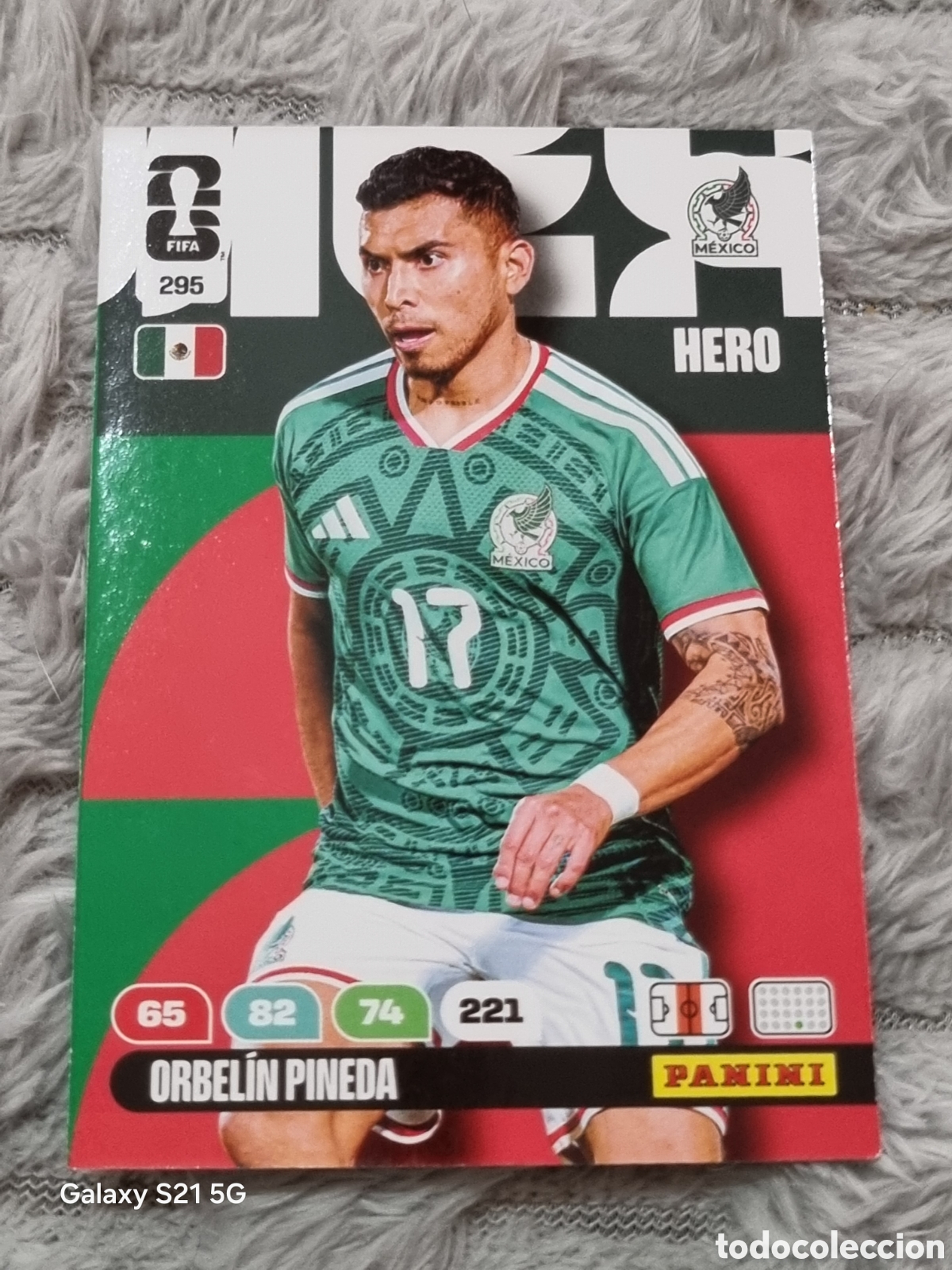 Trading Cards: 295 - ORBELIN PINEDA , M&Eacute;XICO ADRENALYN FIFA WORLD CUP 2026