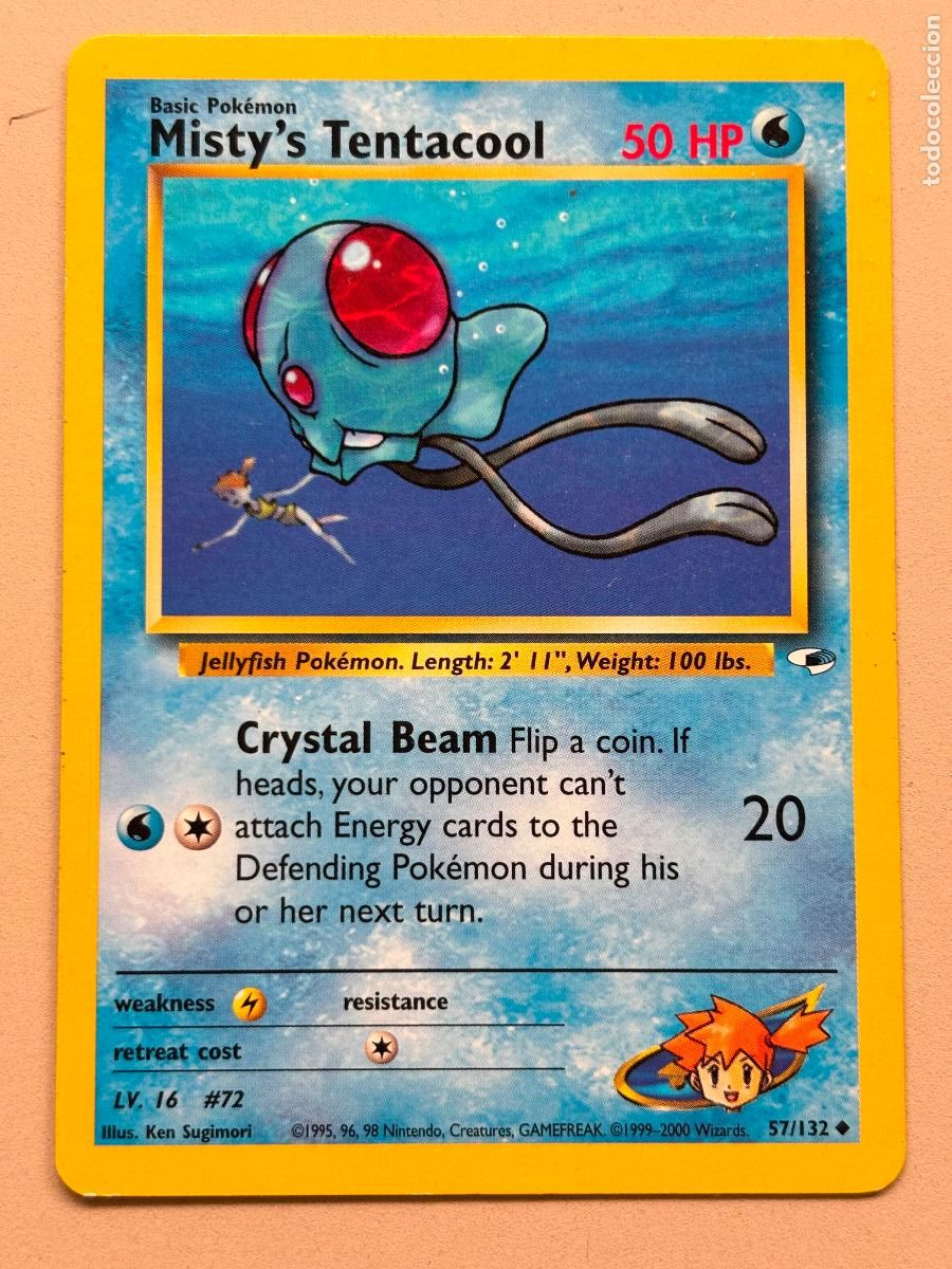 Trading Cards: POKEMON TCG - MISTY'S TENTACOOL ( GYM HEROES ) # 57