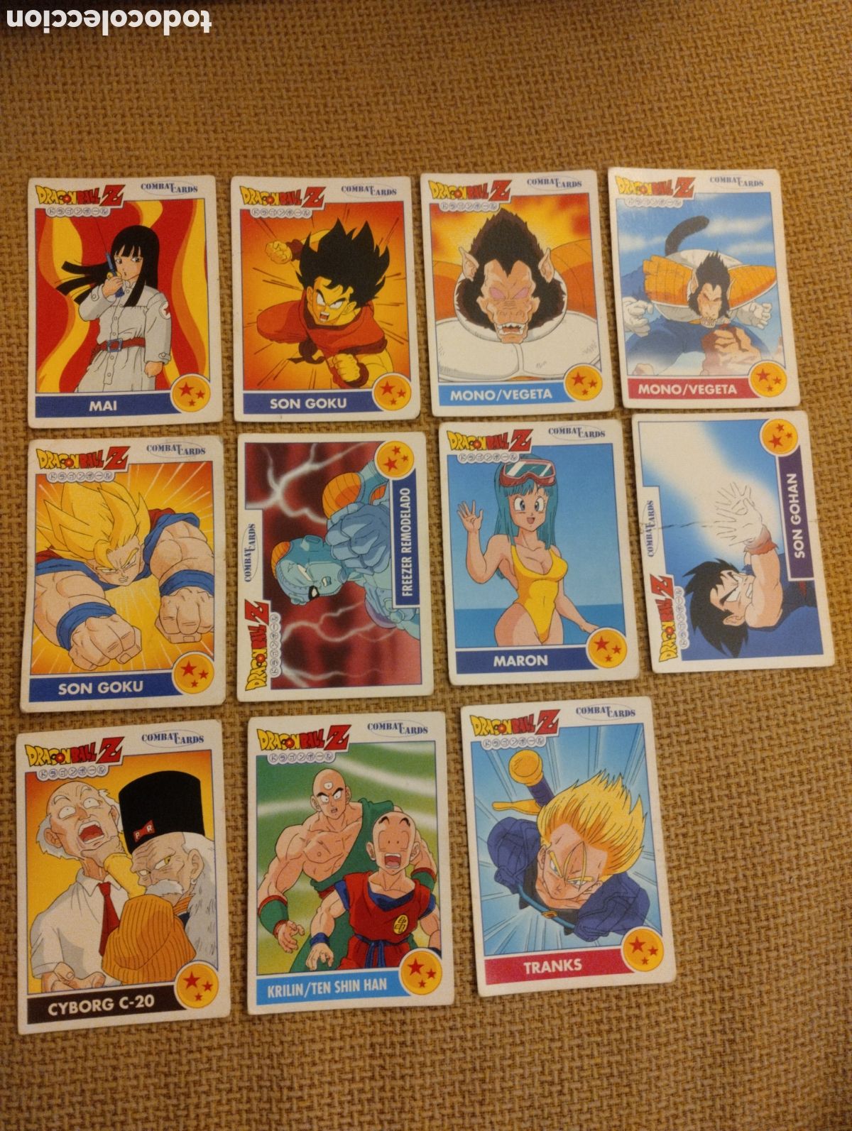 Trading Cards: Lote de cromos Drag&oacute;n Ball Z Combat Cards Panini