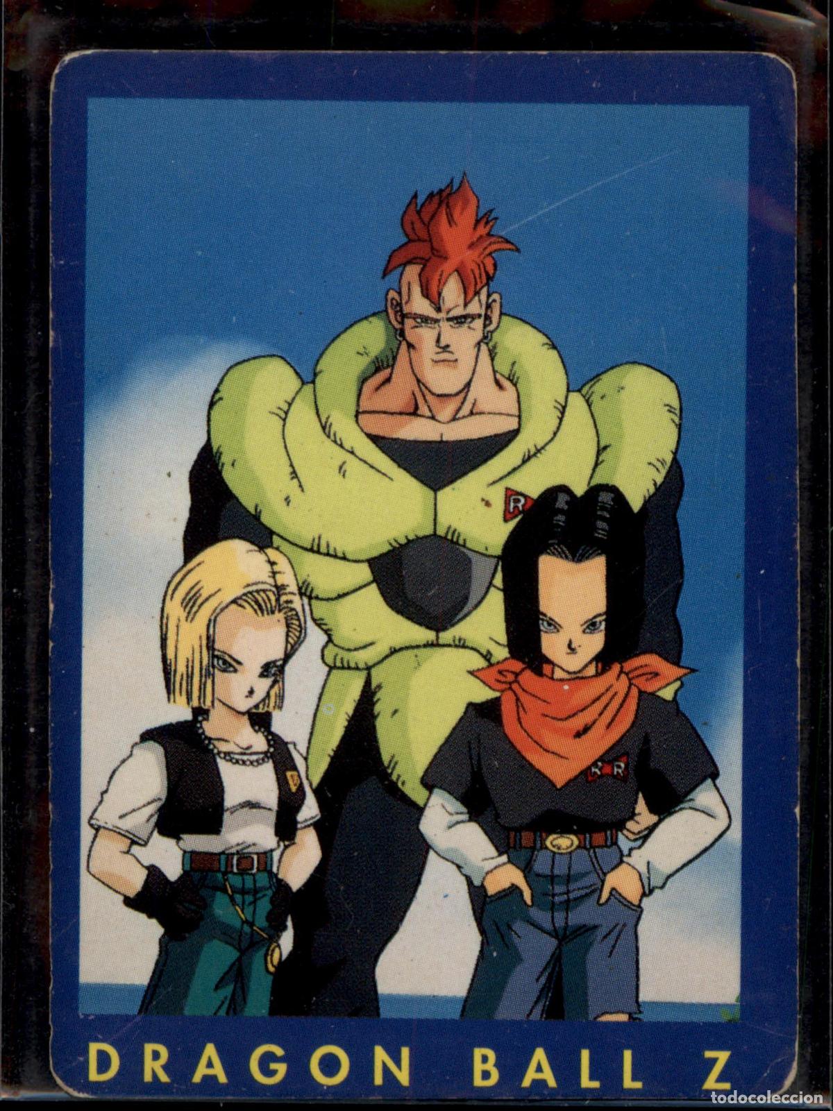 Trading Cards: Androides N&ordm; 15 Dragon Ball Z Combat Cards Serie Azul Panini 1995 Bird Studio