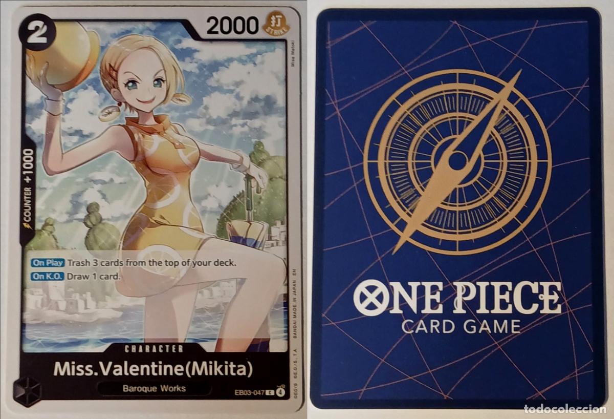 Trading Cards: ONE PIECE CARD GAME - MISS. VALENTINE (MIKITA) (EB03-047) (V.1) 047 - Ingl&eacute;s - PERFECTO ESTADO