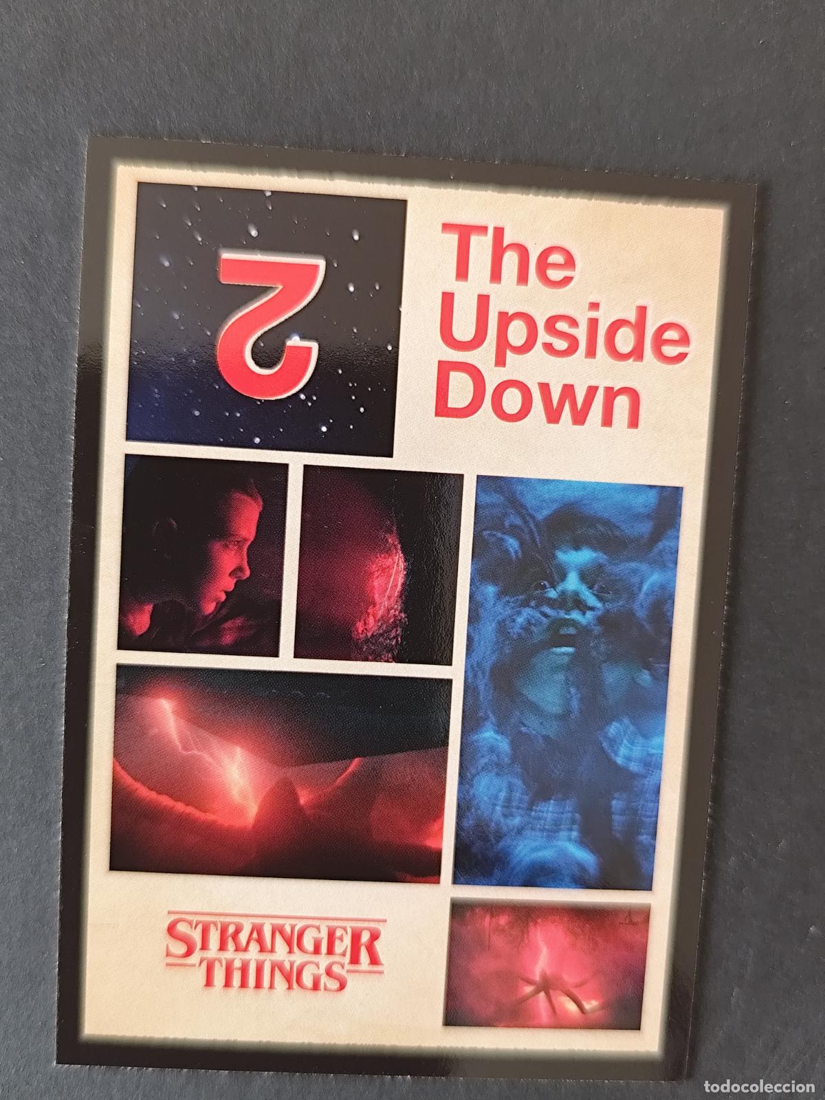 Trading Cards: CARD 168 MUNDO DEL REV&Eacute;S UPSIDE DOWN STRANGER THINGS THIS IS OUR STORY 2026 PANINI