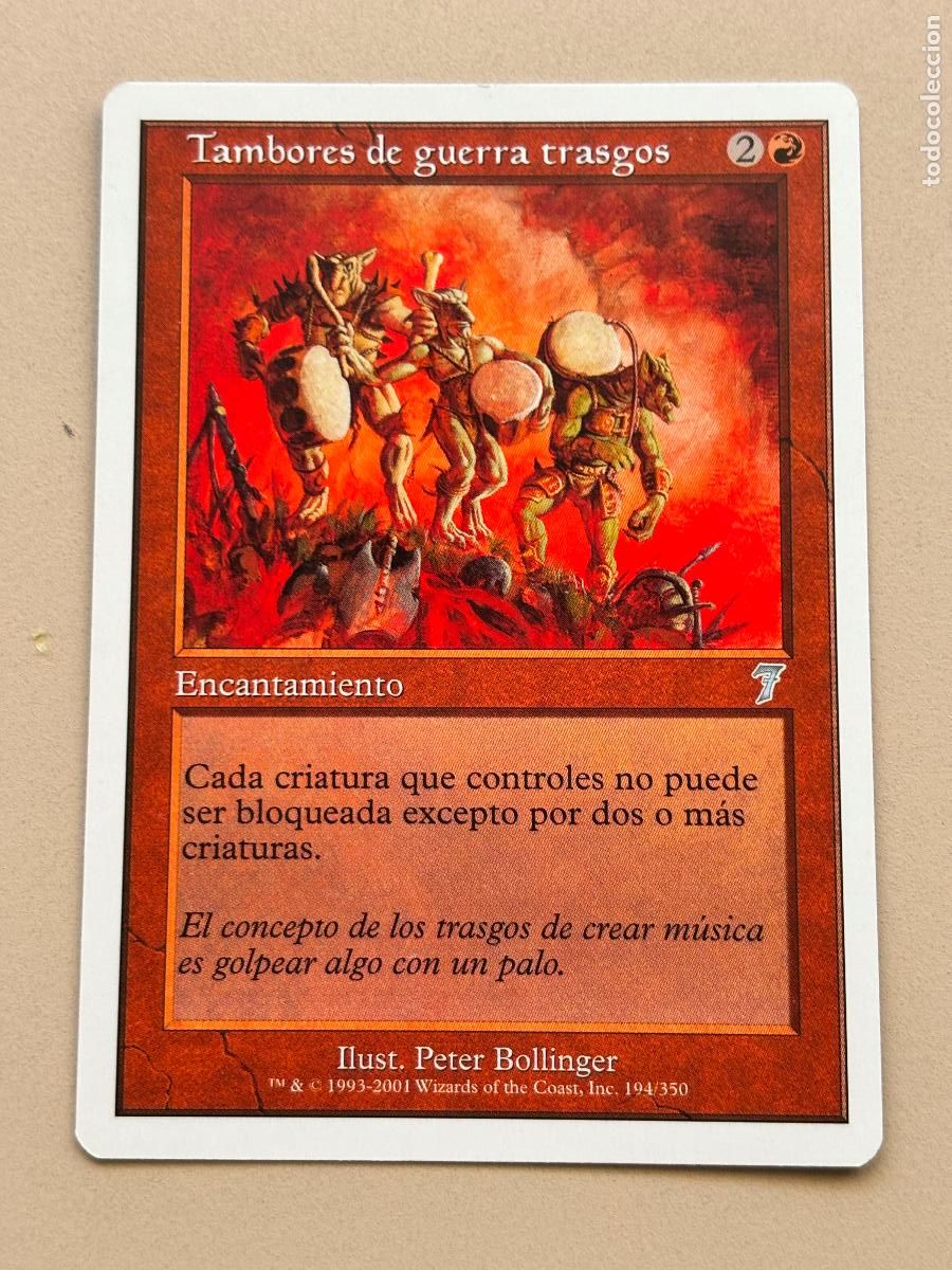 Trading Cards: MAGIC THE GATHERING - TAMBORES DE GUERRA TRASGOS ( S&Eacute;PTIMA EDICI&Oacute;N )