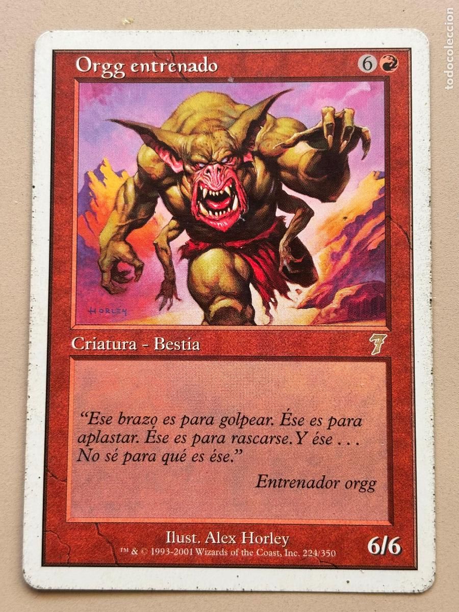 Trading Cards: MAGIC THE GATHERING - ORGG ENTRENADO ( S&Eacute;PTIMA EDICI&Oacute;N )