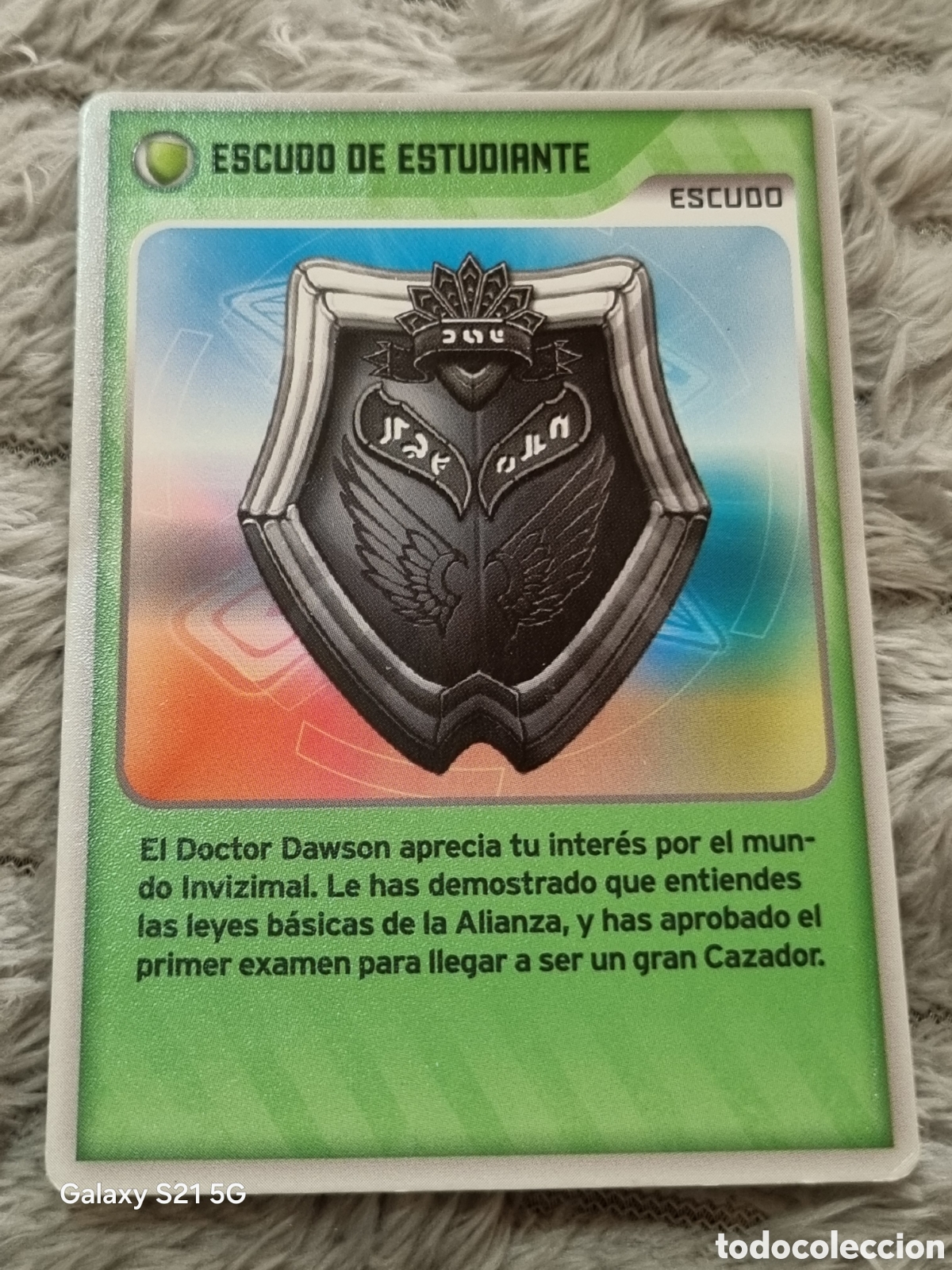 Trading Cards: 463 - ESCUDO DE ESTUDIANTE, INVIZIMALS DESAFIOS OCULTOS 2013 PANINI