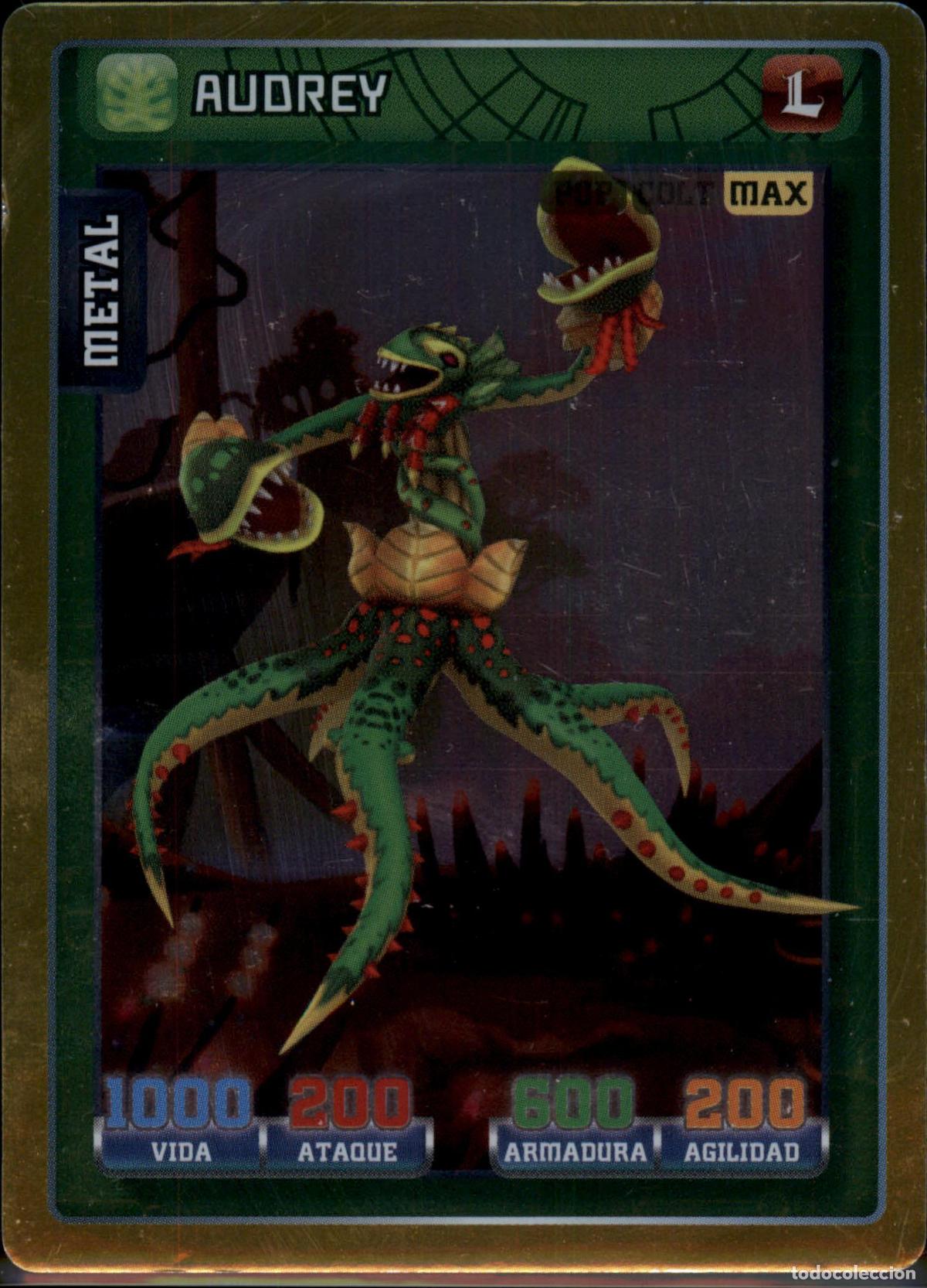 Trading Cards: Audrey Max Metal N&ordm; 106 Invizimals Batalla de Cazadores 2016 Panini