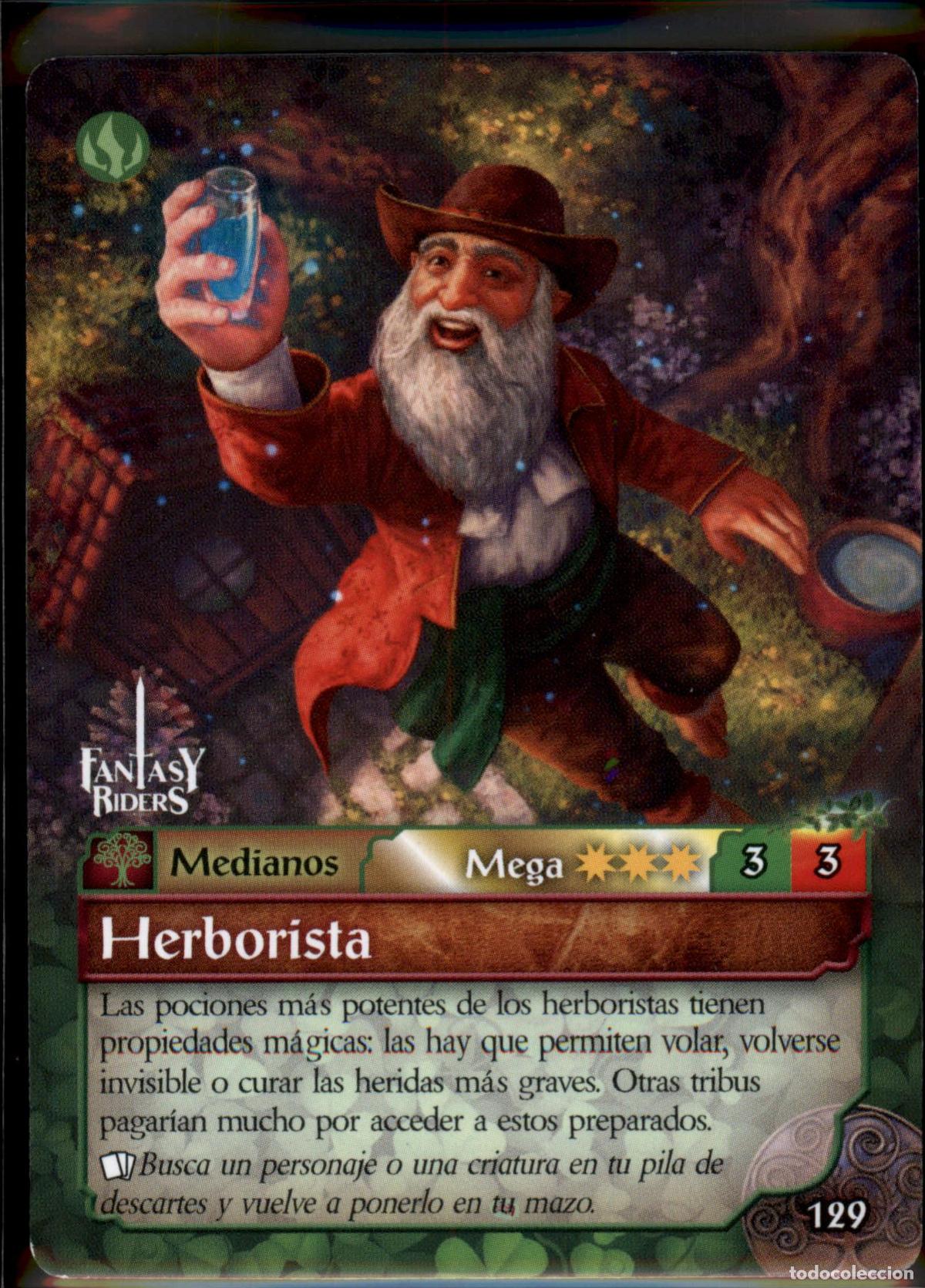 Trading Cards: Herborista Mega N&ordm; 129 Medianos Fantasy Riders Invasi&oacute;n de los Gigantes 2019 Panini