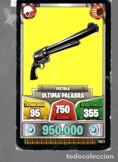 Figurine Collezionabili: CROMO CARTAS DE FORTNITE SIN PEGAR A&Ntilde;O 2019 DEL FLASH GORDON N &ordm; 1021 PISTOLA