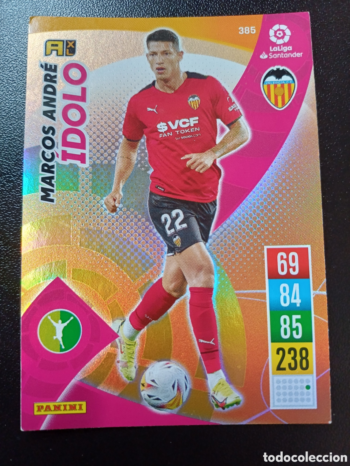 Figurine Collezionabili: #385 MARCOS ANDRE VALENCIA CF &Iacute;DOLO PANINI ADRENALYN XL 2021-22