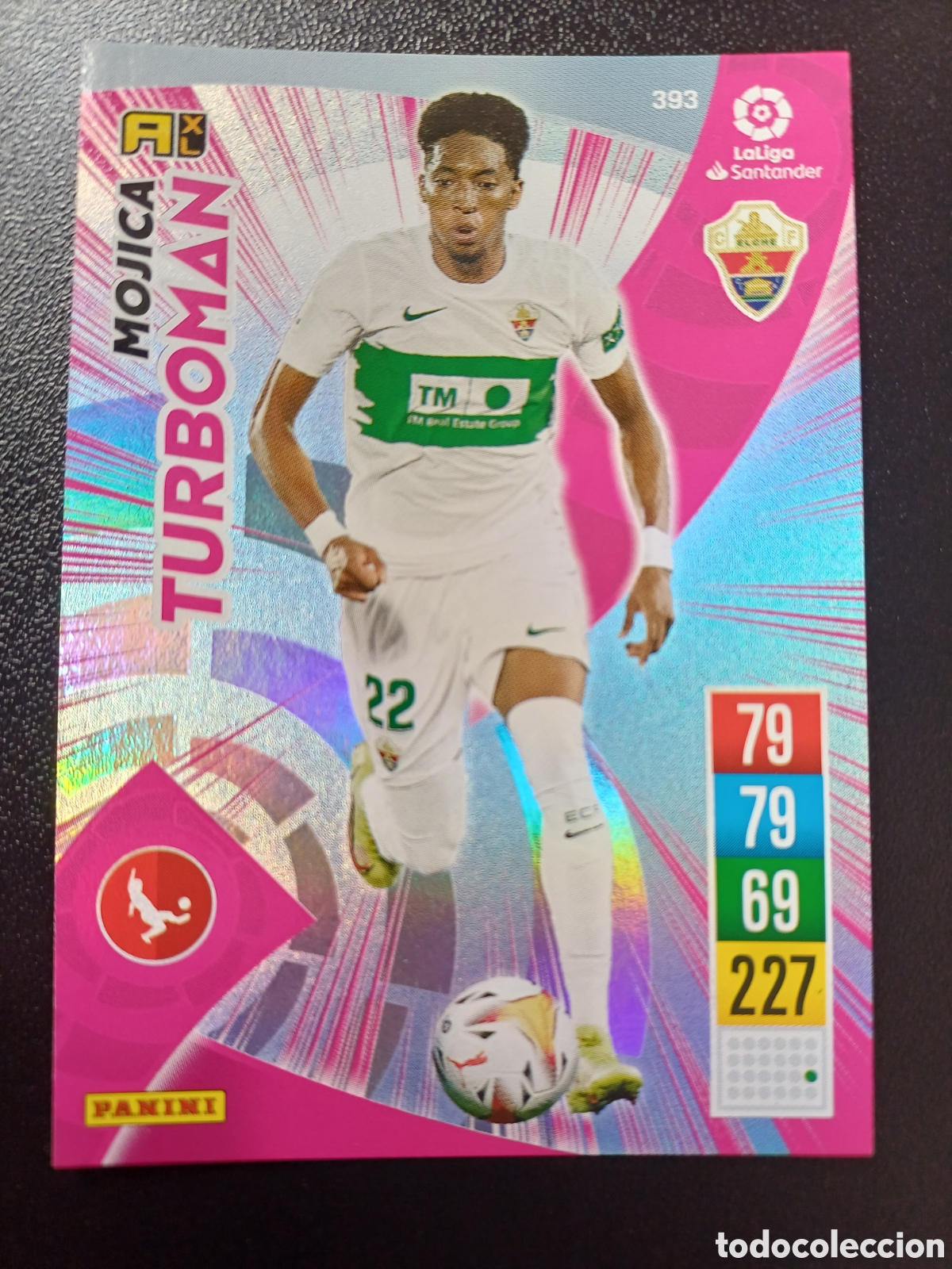 Cartas Colecion&aacute;veis: #393 MOJICA ELCHE CF TURBOMAN PANINI ADRENALYN XL 2021-22