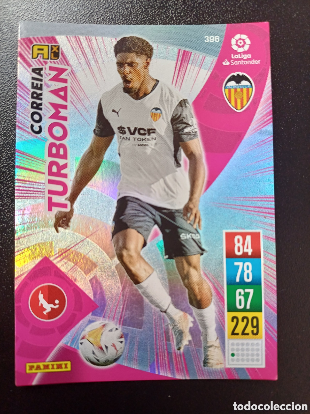 Trading Cards: #396 CORREIA VALENCIA CF TURBOMAN PANINI ADRENALYN XL 2021-22