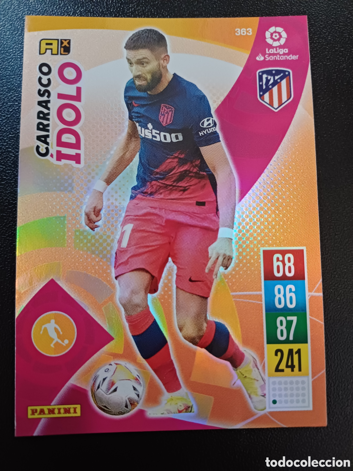 Trading Cards: #363 CARRASCO ATLETICO DE MADRID &Iacute;DOLO PANINI ADRENALYN XL 2021-22