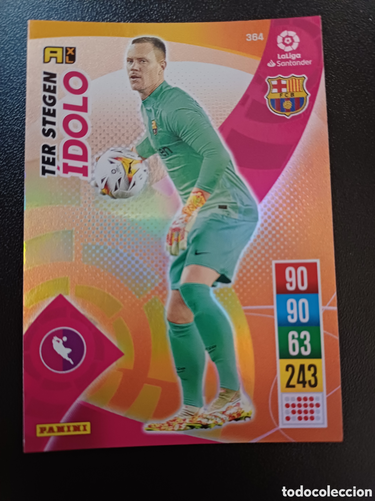 Trading Cards: #364 TER STEGEN FC BARCELONA &Iacute;DOLO PANINI ADRENALYN XL 2021-22