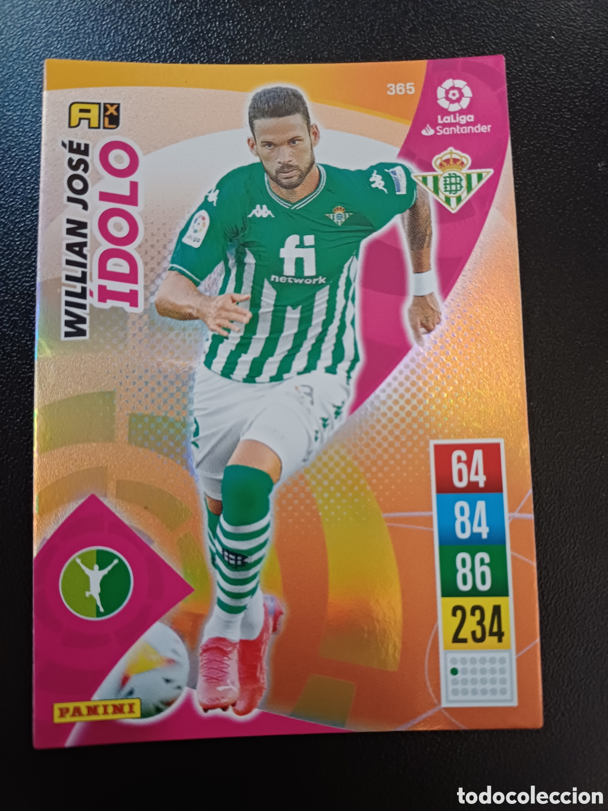 Trading Cards: #365 WILLIAN JOSE REAL BETIS BALOMPIE &Iacute;DOLO PANINI ADRENALYN XL 2021-22