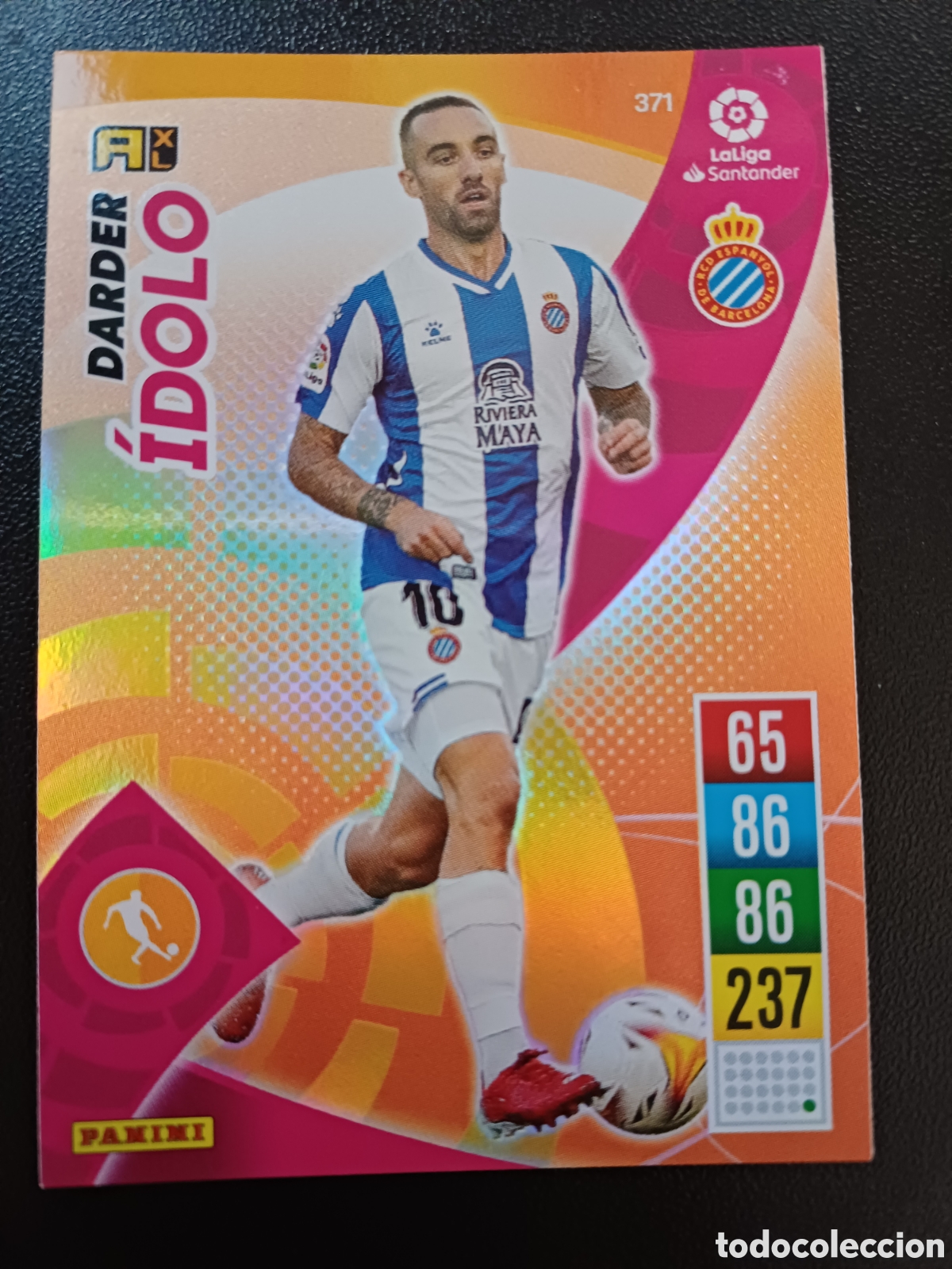 Trading Cards: #371 DARDER RCD ESPANYOL &Iacute;DOLO PANINI ADRENALYN XL 2021-22