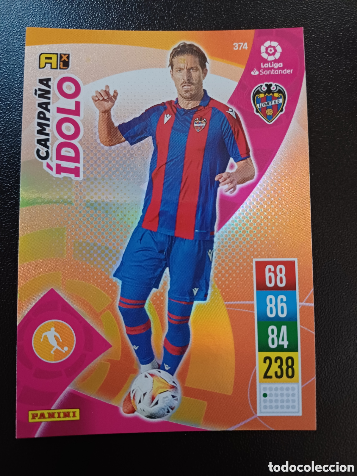 Trading Cards: #374 CAMPA&Ntilde;A LEVANTE UD &Iacute;DOLO PANINI ADRENALYN XL 2021-22