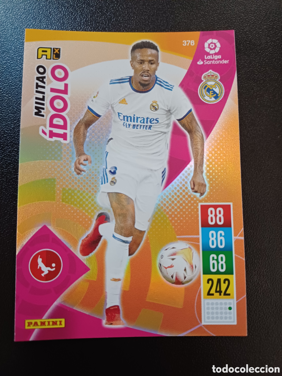 Trading Cards: #376 MILITAO REAL MADRID &Iacute;DOLO PANINI ADRENALYN XL 2021-22