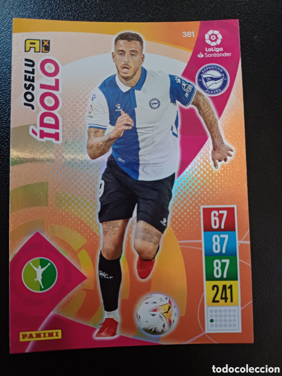 Trading Cards: #361 JOSELU DEPORTIVO ALAV&Eacute;S &Iacute;DOLO PANINI ADRENALYN XL 2021-22
