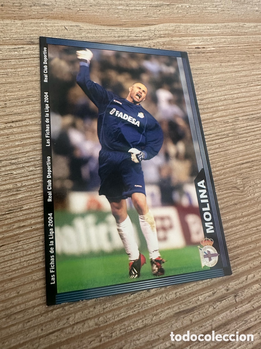 Trading Cards: MOLINA DEPORTIVO DE LA CORU&Ntilde;A 58 LAS FICHAS DE LA LIGA 2004 MUNDICROMO 2003-04 03 04
