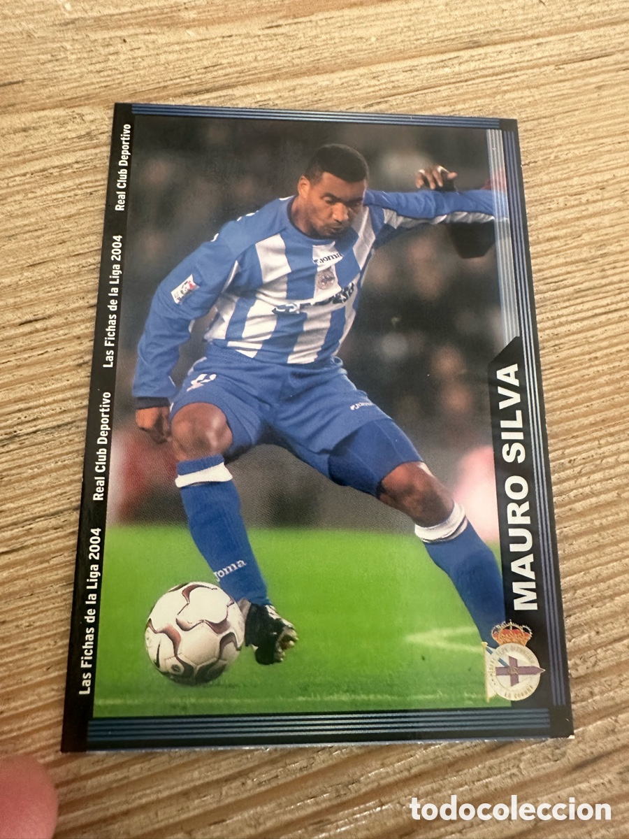 Trading Cards: MAURO SILVA DEPORTIVO DE LA CORU&Ntilde;A 67 LAS FICHAS DE LA LIGA 2004 MUNDICROMO 2003-04 03 04