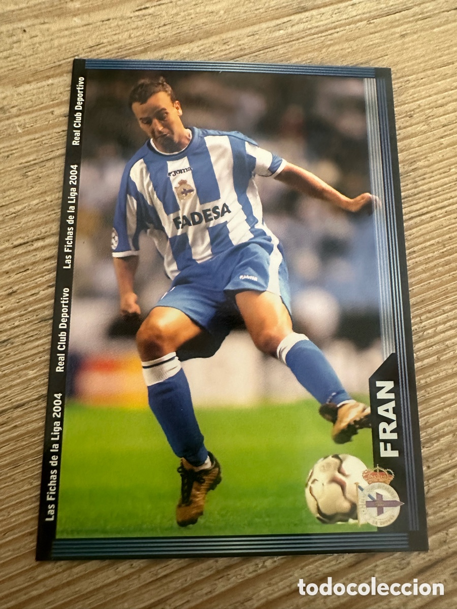 Trading Cards: FRAN DEPORTIVO DE LA CORU&Ntilde;A 74 LAS FICHAS DE LA LIGA 2004 MUNDICROMO 2003-04 03 04