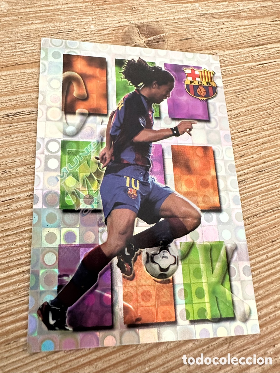 Trading Cards: RONALDINHO FC BARCELONA 161 CRACK LAS FICHAS DE LA LIGA 2004 MUNDICROMO 2003-04 03 04
