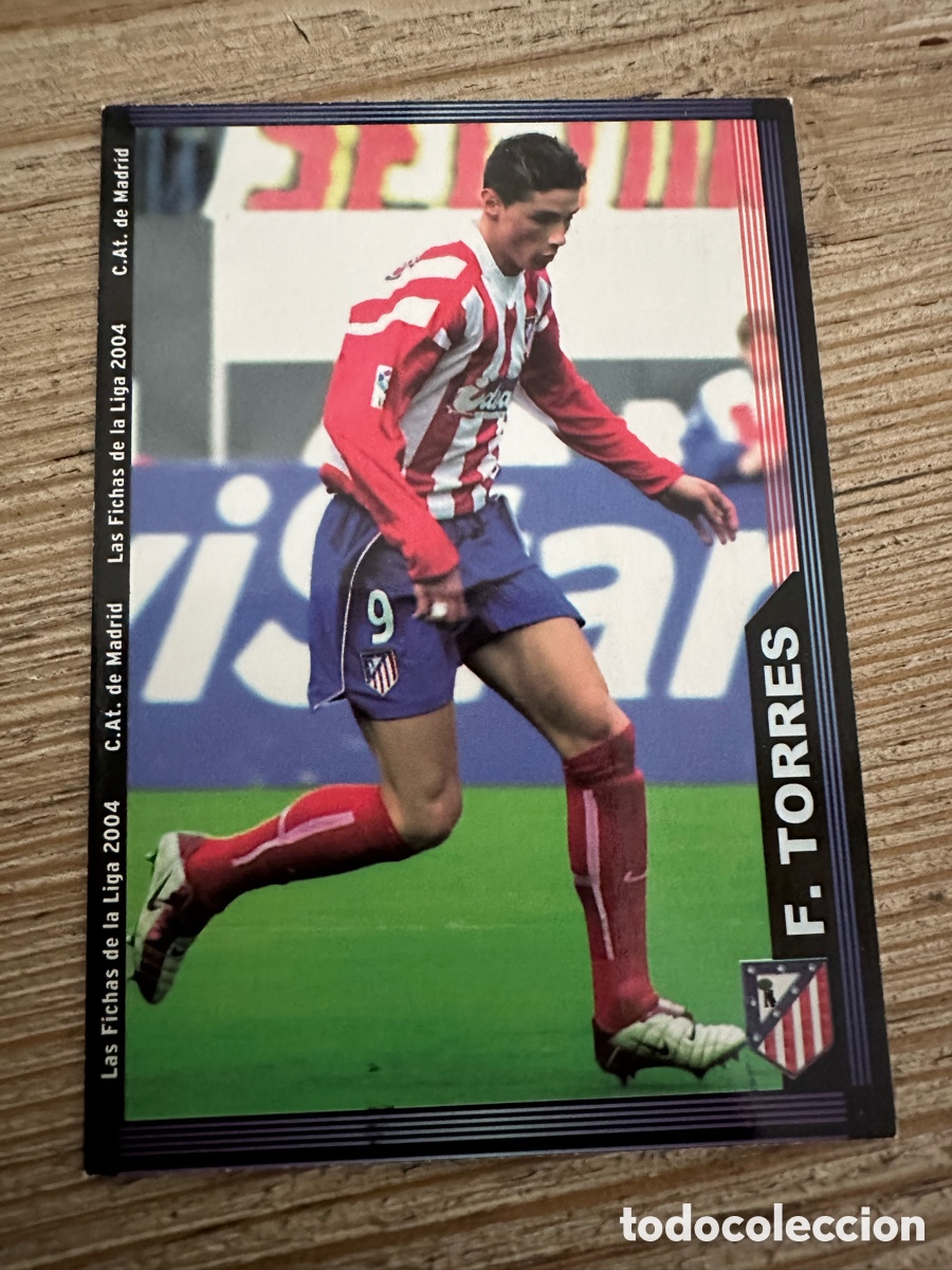 Trading Cards: FERNANDO TORRES AT MADRID 317 LAS FICHAS DE LA LIGA 2004 MUNDICROMO 2003-04 03 04