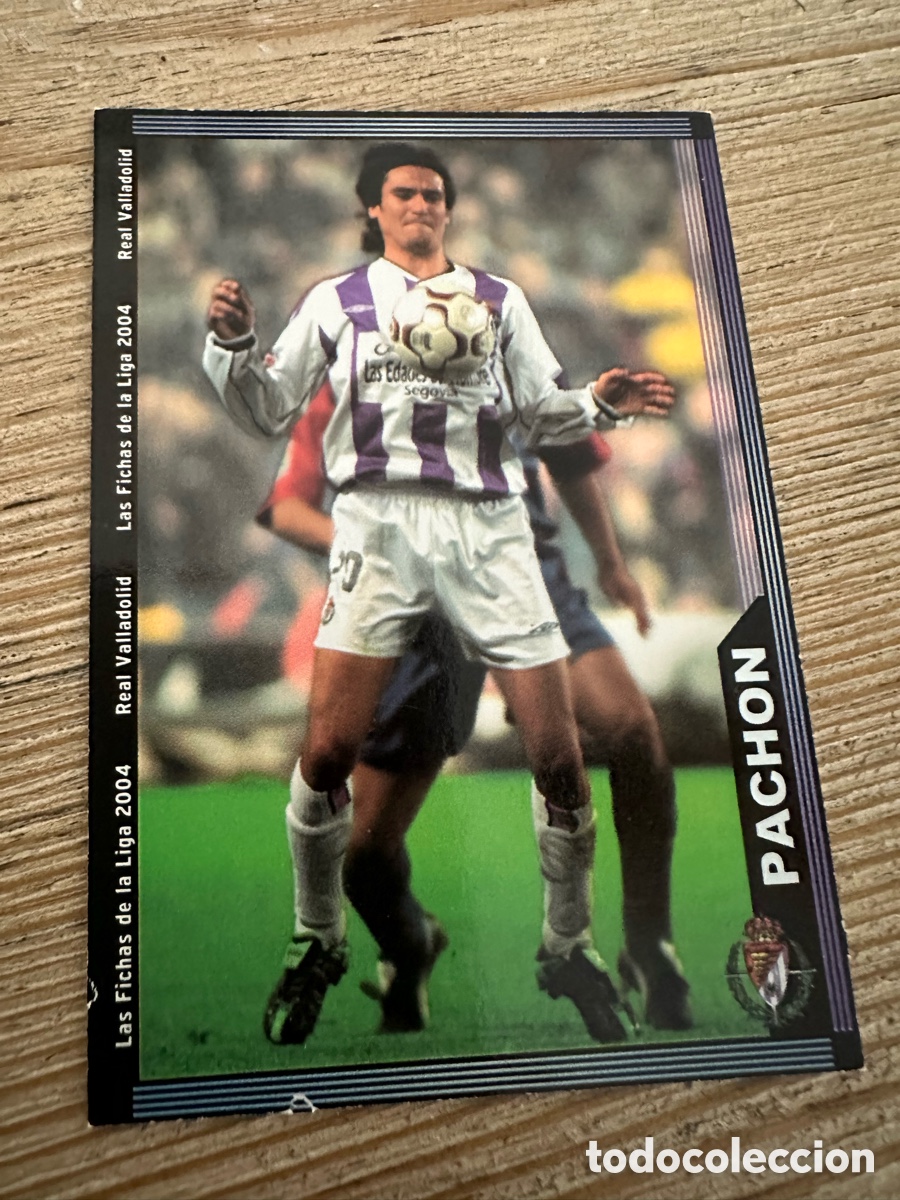 Trading Cards: PACHON VALLADOLID 368 &rdquo;CORREGIDO&rdquo; LAS FICHAS DE LA LIGA 2004 MUNDICROMO 2003-04 03 04