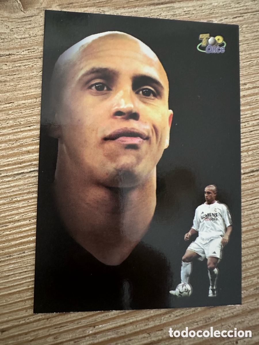 Trading Cards: ROBERTO CARLOS REAL MADRID TOP ONCE 615 LAS FICHAS DE LA LIGA 2004 MUNDICROMO 2003-04 03 04