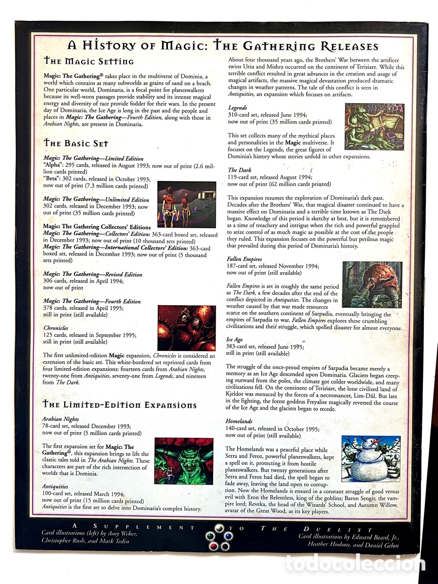 Trading cards: MAGIC. THE DUELIST CARD LIST - Foto 5