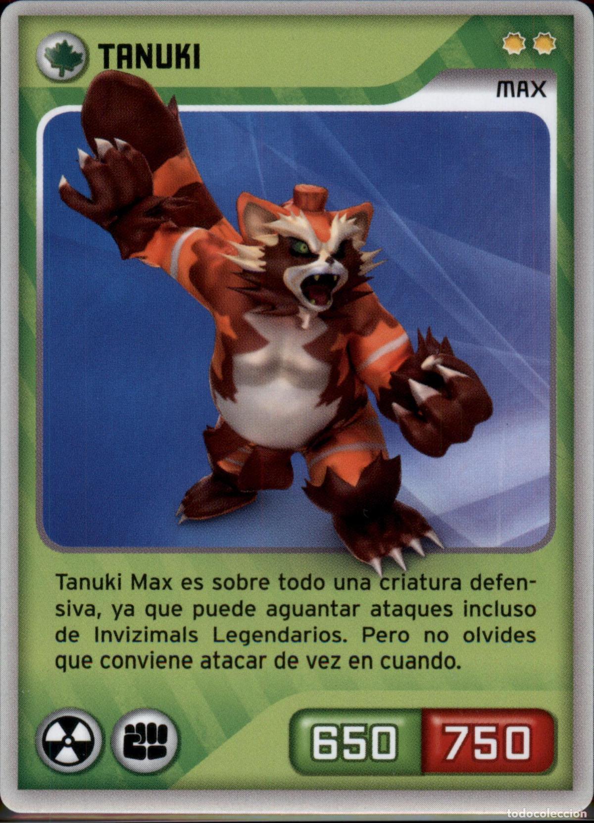 Trading Cards: Tanuki Max N&ordm; 174 Invizimals Desaf&iacute;os Ocultos 2013 Panini 2013