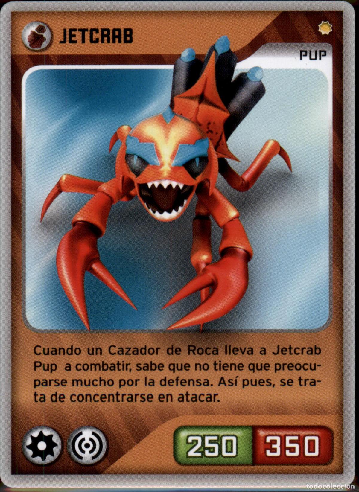 Trading Cards: Jetcrab Pup N&ordm; 280 Invizimals Desaf&iacute;os Ocultos 2013 Panini 2013