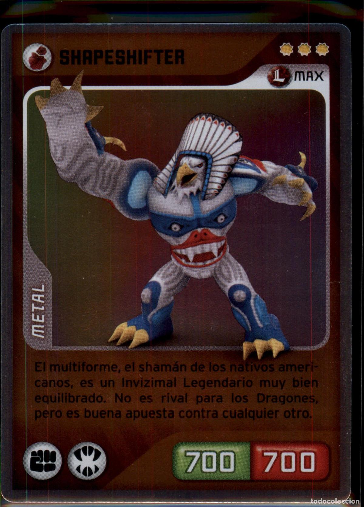 Trading Cards: Shapeshifter Max Metal N&ordm; 299 Invizimals Desaf&iacute;os Ocultos 2013 Panini 2013