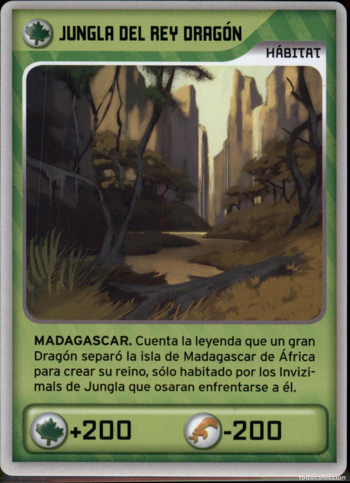 Trading Cards: Jungla del Rey Drag&oacute;n H&aacute;bitat N&ordm; 448 Invizimals Desaf&iacute;os Ocultos 2013 Panini 13