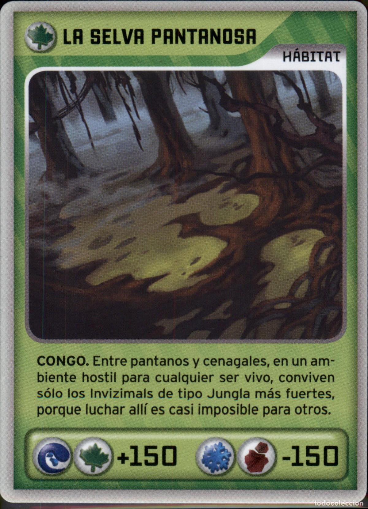 Trading Cards: La Selva Pantanosa H&aacute;bitat N&ordm; 449 Invizimals Desaf&iacute;os Ocultos 2013 Panini 13