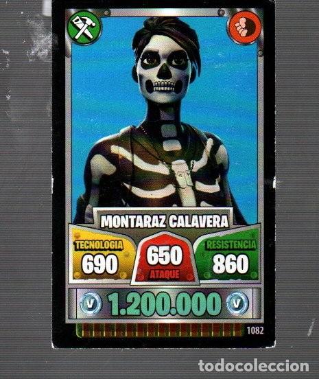Trading Cards: CROMO CARTAS DE FORTNITE SIN PEGAR A&Ntilde;O 2019 DEL FLASH GORDON N &ordm; 1082 MONTARAZ CALAVERA