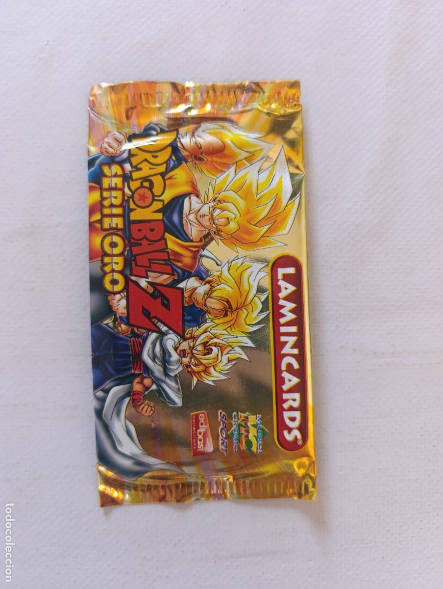 Trading Cards: 1 SOBRE DRAGON BALL Z LAMINCARDS SERIE ORO - EDIBAS - EN ESPA&Ntilde;OL - 2008 - SIN ABRIR, NUEVO (DF#w)