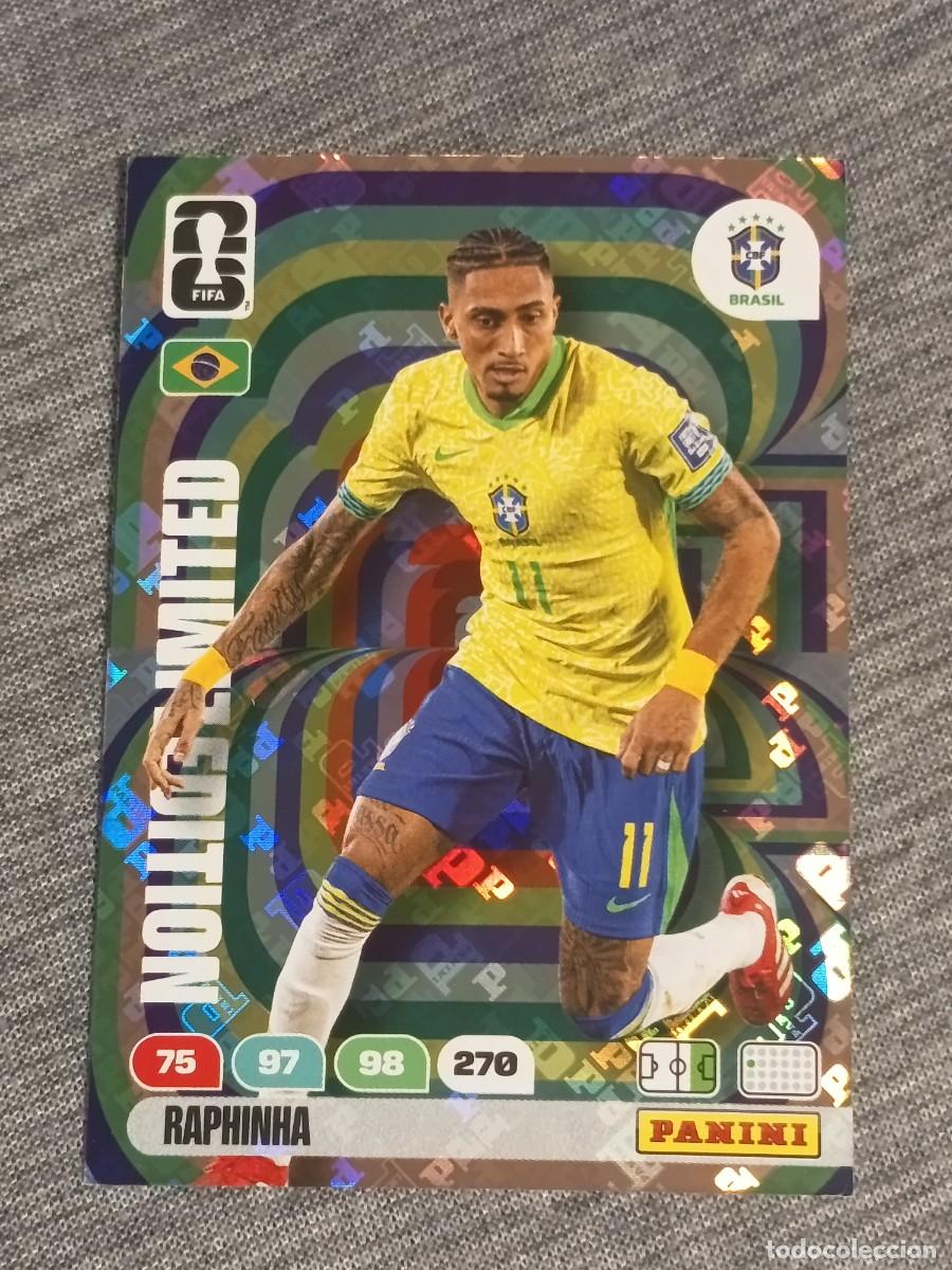 Trading Cards: ADRENALYN XL FIFA WORLD CUP 2026 LIMITED EDITION EDICION LIMITADA RAPHINHA nuevo