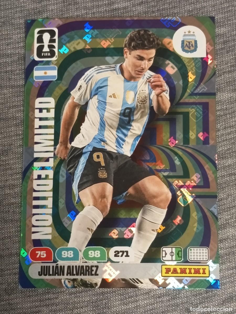 Trading Cards: ADRENALYN XL FIFA WORLD CUP 2026 LIMITED EDITION EDICION LIMITADA JULIAN ALVAREZ nuevo