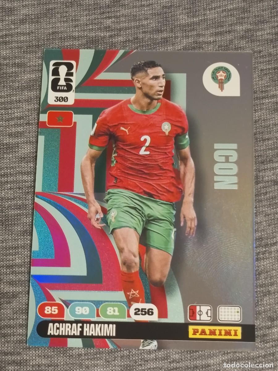 Trading Cards: ADRENALYN XL FIFA WORLD CUP 2026 HAKIMI N&deg;300 ICON nuevo