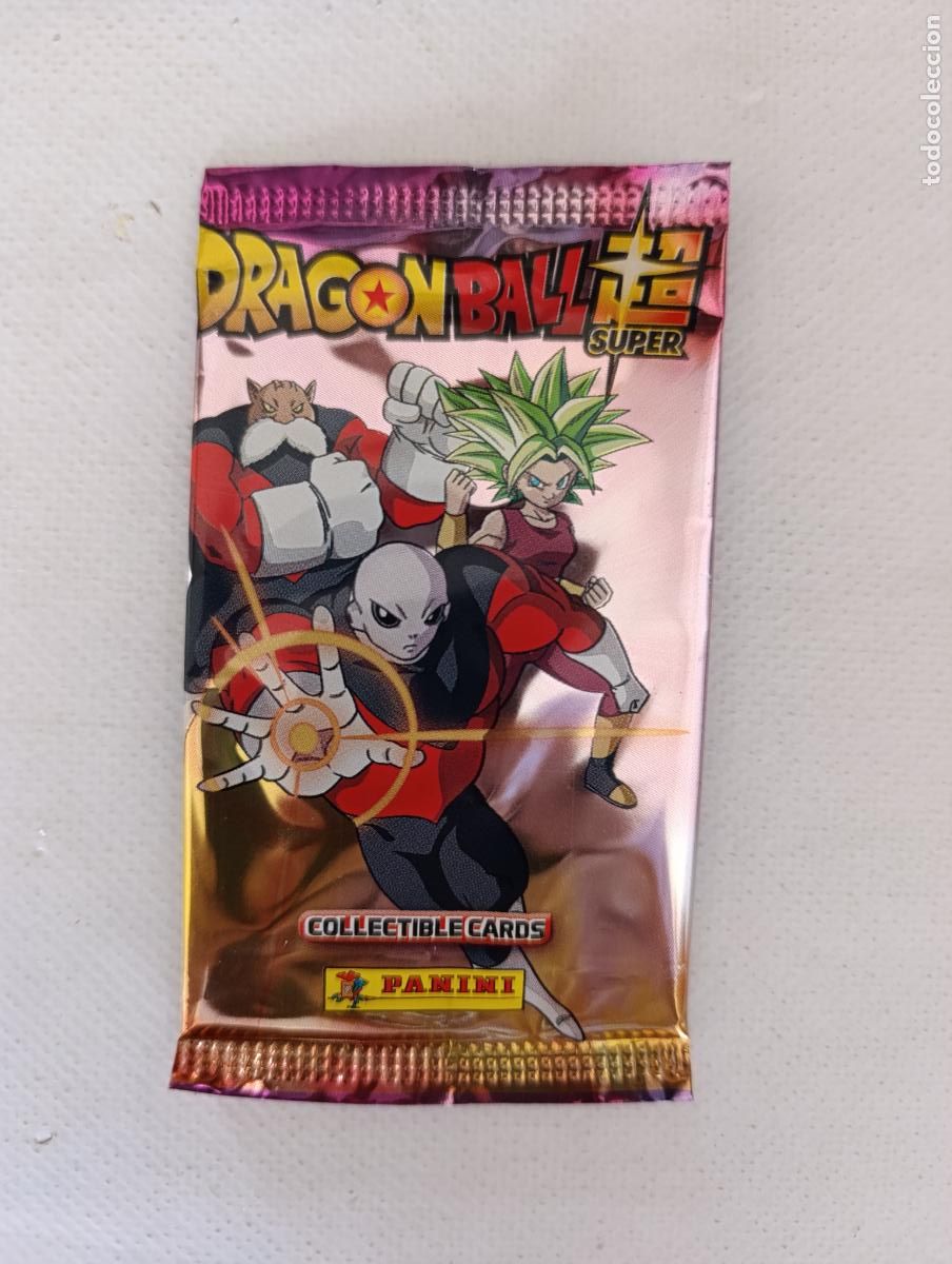 Trading Cards: SOBRE VACIO DRAGON BALL SUPER COLLECTIBLE CARDS - VERSION CON JIREN - PANINI - ESTA VACIO (209A)